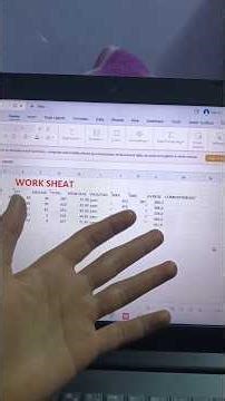 excel m mark sheet kaise banaye jata hai office work🏦 #viralshort #computereducation #officework