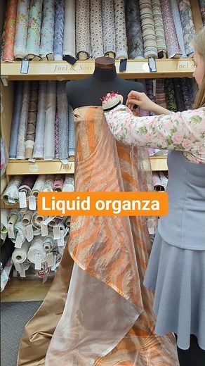 Fabric and dress inspiration Liquid Organza. #couture #sewing #fashion #fabrics