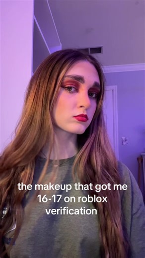 what a gorgeous face 😍😍 #roblox #ageverification #fullface #preshowermakeup roblox age verification pre shower makeup age check