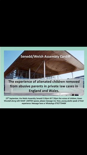 2 events Cardiff and Swansea Check them out tickets available | NAAP - National Association of Alienated Parents