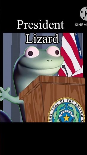 Lizard President: Lizard Lizard #lizard #elio #ytp #memes #animationmemes #naturalhabitatshorts