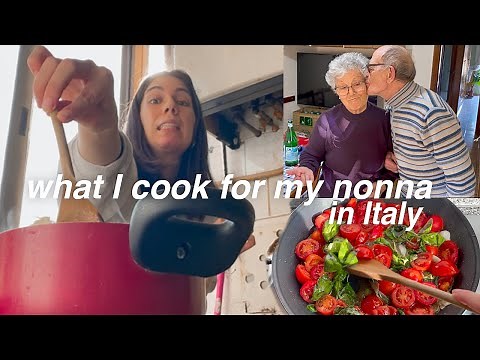 What I cook for my Nonna in Italy 👵🏻🇮🇹 a realistic what i eat in a week in italy