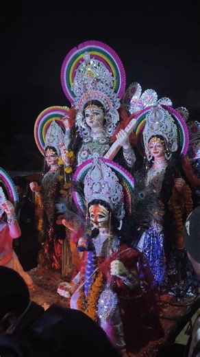 Maata ka visarjan 🙏 #youtube #bihar #saraswatipuja #visarjan