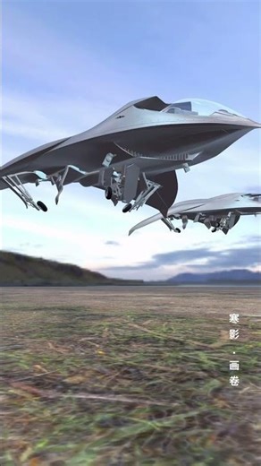 未来战斗机，搭载大型人工智能系统，能在特定情境下替代驾驶、瞄准与交战功能 ，于高压力或极端场景助力飞行员，甚至实现无人操控。 #军迷发烧友 # 军事科技 #shorts