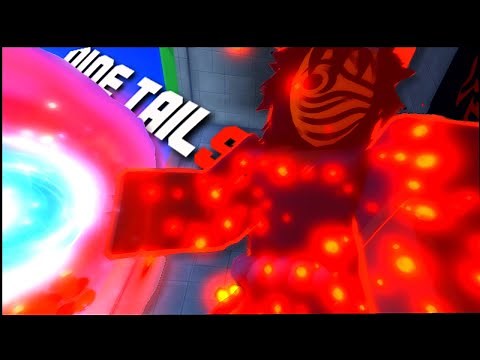 All Nine Tails Skills IN Ninja Time (Roblox)