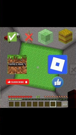 testing Minecraft blocks VS Hardcore #minecraft #shorts