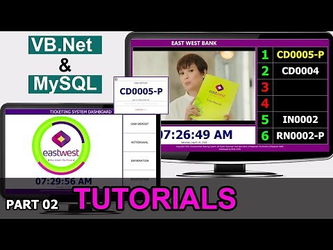 PART 02: Queuing Bank System | Vb.Net Tutorials