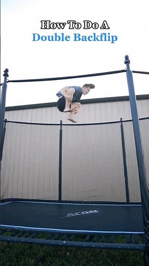 Double Backflip Tutorial😁👍 #flips #viral #tutorial