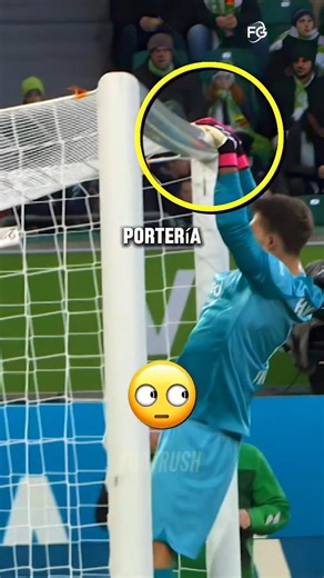 The treacherous goal 😅🥅 #CrazyFootball #BadLuck #UnusualMoments ⚽