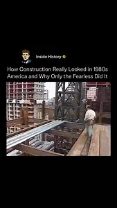 Construction work in the 1980s operated at a level of danger that feels almost unbelievable today! 😳 Back then, American high-rise crews routinely walked across open steel beams hundreds of feet in the air with nothing but a tool belt and raw instinct. Safety rules technically existed, but enforcement varied widely, and job-site culture mattered just as much. Many workers felt harnesses slowed them down, and companies often prioritized speed and cost over strict protection standards. Ironworker