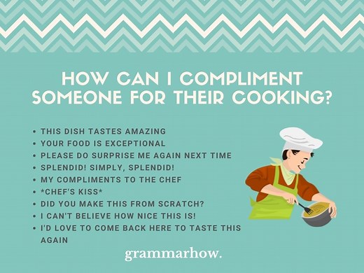 9 Best Food Compliments (Praising Words For Cooking)