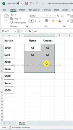 Excel's secret auto fill trick nobody uses #excel #exceltips #shorts #tutorial #hack