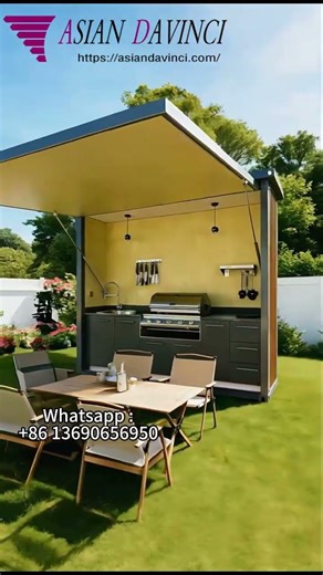 📦 Container Outdoor Kitchen – Cook Under Open Skies