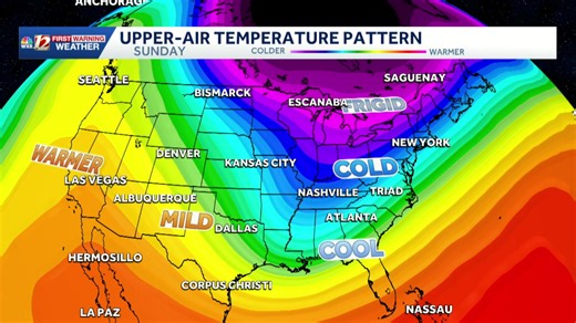 Meteorologist Dylan Hudler is talking cold air and possible snow chances in North Carolina. More details at: https://www.wxii12.com | WXII 12 NEWS