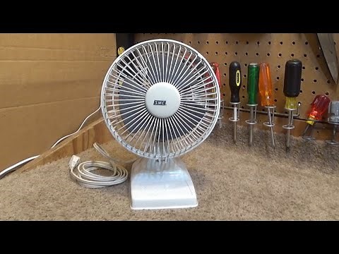 SMC TF 6 2-Speed 6" Desk Fan | Initial Checkout