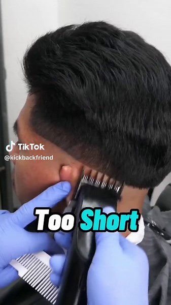 Mid Fade Slick Back with Straight Hair - Barber Tutorial