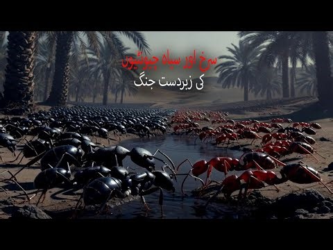 Red vs Black Ants – Epic Battle!