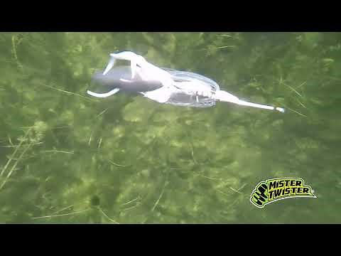 Mister Twister Split Double Tail Trailer On Spinner Bait