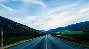 seamless Animation time-lapse virtual natural looping Background beauty the 4k video road nature grass tree green summer landscape path environment plant garden spring beautiful leaf park sunlight se