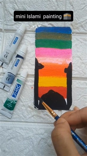 Madina Sharif Art 🕌মদিনা শরীফ সহজে আঁকা #ViralArt #EasyArt #IslamicArt #MadinaSharif #ArtTutorial