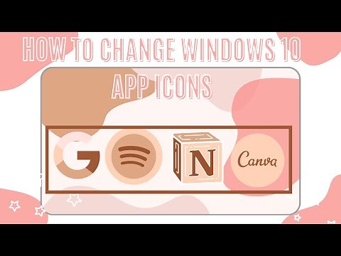 HOW TO CHANGE WINDOWS 11 APP ICONS (AESTHETIC)