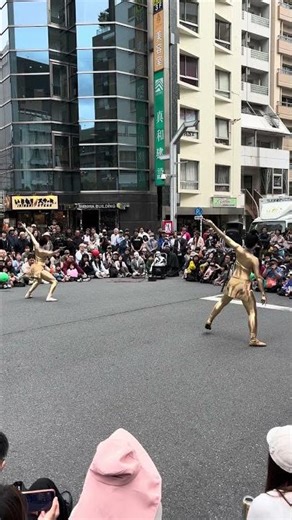 Golden Street Show That Turned Heads 🎭