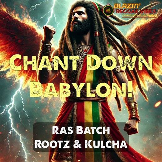 🔥 Chant Down Babylon – Ras Batch ❤💛💚 "The fight against corruption continues! #ReggaeRevolution #ChantDownBabylon #PositiveVibrations #rastapower 📢 Who else is chanting down Babylon today? Let us know in the comments! 🎶 Ras Batch – Rootz & Kulcha Chant with us as we spread love and righteousness through reggae music! 💛💚❤️" | Blazin' Reggae Vibes