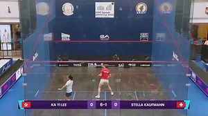 An emphatic start from Ka Yi Lee! 🇭🇰 She's given her side the lead in the first match of the SDAT Squash World Cup quarter-final between Hong Kong, China and Switzerland 📺 Live on WORLDSQUASH.TV and partners | World Squash Federation