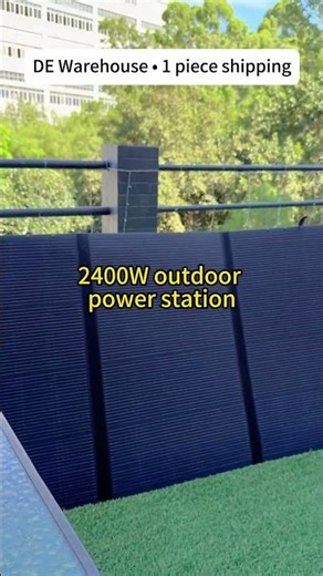 Portable Off-Grid Solar System | Foldable Solar Panels + 2500W Inverter + LiFePO4 Battery