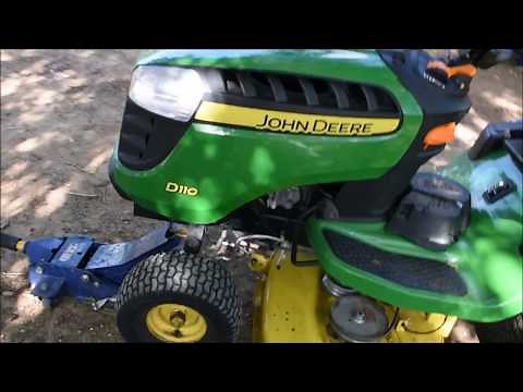 John Deere D110 Pulley and Blades Install