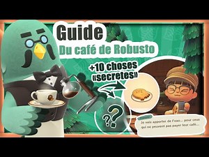 ➤Les 8 OBJETS SECRETS du CAFE de ROBUSTO + "débloquer le café" ❰Animal Crossing New Horizons❱
