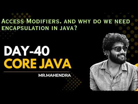 || core java || day - 40 || Access Modifiers. public(outside the java project) ||