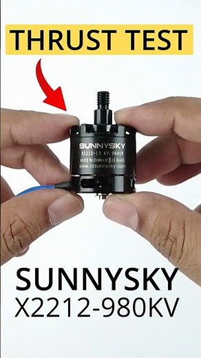 Can the SunnySky 980KV Handle This? (3S, 1038 Prop) | Drone Motor Thrust Test #1