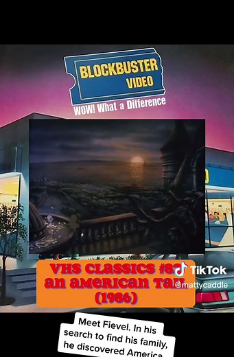 Blockbuster Video rental classics #82 An American Tail (1986) #blockbustervideo #80s #vhs #animatedmovies #amblin #stevenspielberg #donbluth #kidsmovies #familymovie #1986