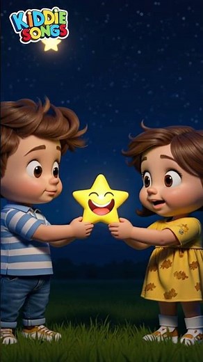 Twinkle Twinkle Little Star 🌟 | Sweet Lullaby for Kids | Short & Soothing Nursery Rhyme