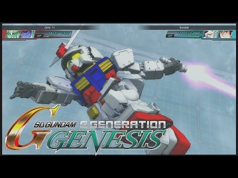 Let's Play some SD Gundam G Generation Genesis (English) Episode 1 part A
