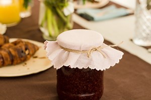 Cottagecore Linen Jam Jar Lid Covers Kitchen Food Storage Farmhouse Home Decor, Mason Jar Lid Cover Reusable Eco Friendly Food Wraps Storage - Etsy