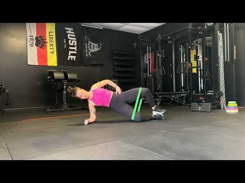 Knee Plank Clamshell - mini band