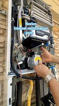 Replacing Navien internal recirculation pump￼#navien #howto #diy #fixed #construction #shorts#repair