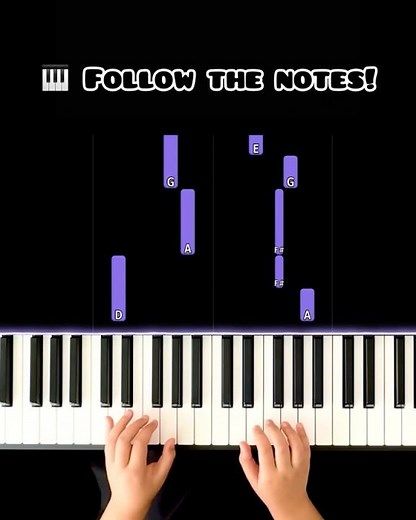 🎵 Easy Piano for Beginners | Watch and Play