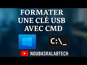 Formater une clé USB avec l'invite de commandes (Windows) - GUIDE PRATIQUE 2025