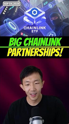 These are big partnerships for Chainlink crypto! #chainlink #crypto #altcoins