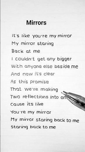 Justin Timberlake - Mirrors ✨ (Lyrics)