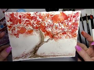 Beginners Guide to Painting a Cherry Blossom Tree with Watercolor