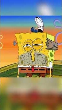 Too scared to climb down, SpongeBob builds a new Krusty Krab right on the rooftop. #spongebob