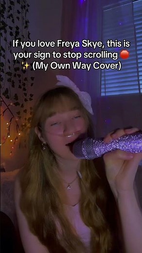 My own way Freya Skye cover #freyaskye #myownway #disneycover #disneyzombies #singing #fypシ