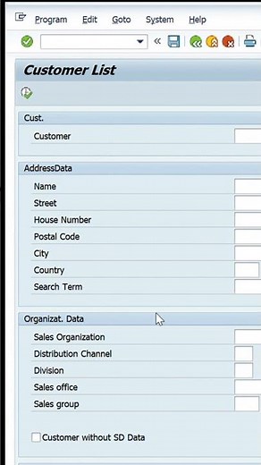 How to check List of customers #sap #sapsd #sapsdcontent #learnearn
