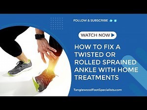 How to Fix a Twisted or Rolled Sprained Ankle with Home Treatments