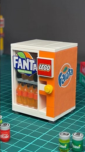 Working Lego Soda Vending Machine #lego
