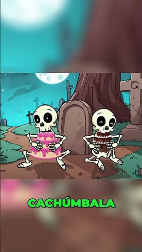 Cuando el reloj marca las 7 ⌚💀¡Esqueletos Bailan y Comen! La Hora de los Pasteles!